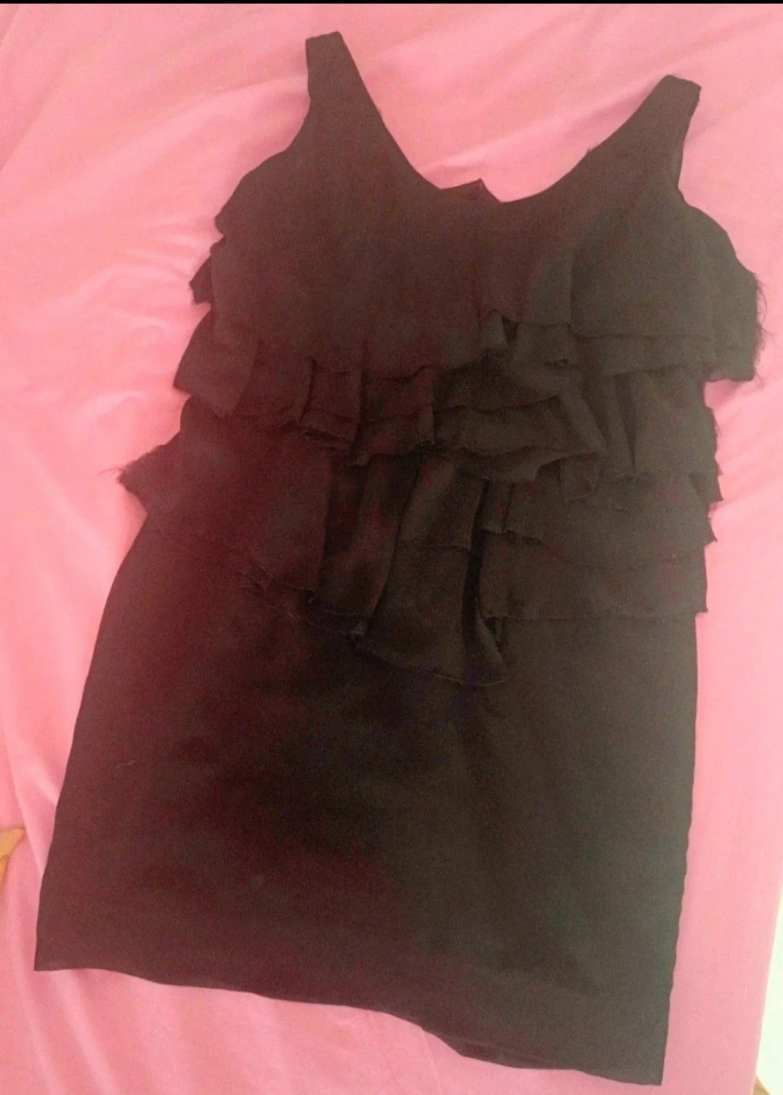 🖤 LITTLE BLACK DRESS DE VOLANTES - ZARA (TALLA L) 🖤 – photo 5